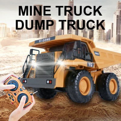 1:20 RC Excavator Bulldozer Remote Control Dump Truck Programmable Engineering - Image 1 of 4