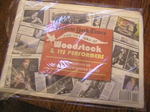 New York Times HISTORY OF WOODSTOCK & ITS PERFORMERS 40th Newspaper Reproduction - Picture 1 of 7