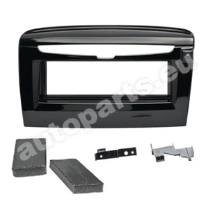 Mascherina Adattatore Autoradio Stereo 1DIN per Lancia Ypsilon 312 dal 2012 Nero - Foto 1 di 5