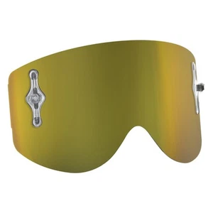 Lente Ricambio Maschera Scott Recoil XI 80'S Mx Works Gold Chrome Goggles - Picture 1 of 1