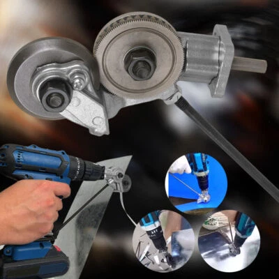 Blechschere Elektrisch Blechschneider für Akkuschrauber, Blechknabber Aufsatz - Bild 1 von 4