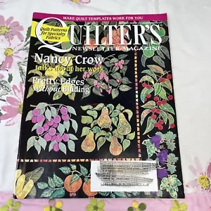 Quilter’s Newsletter Magazine November 2006 Nancy Crow - Imagen 1 de 3