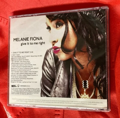 MELANIE FIONA "Give it to Me Right" RARE PROMO ONLY CD Single NM/MINT ©2008 Hit! Foto 1 de 4