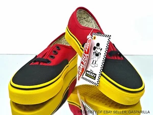 VANS Disney Auténtico Mickey Rojo Amarillo Múltiples Tallas - Imagen 1 de 5