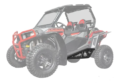 Deslizadores de roca de tubo de alta resistencia SuperATV para Polaris RZR XP Turbo/Trail 900/S... Foto 1 de 4