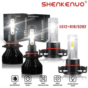 Faros antiniebla LED 5202 blancos 9012 para Chrysler 200 2011-2012 6000K - Imagen 1 de 14