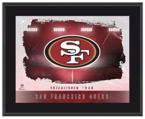 San Francisco 49ers Est. Placa sublimada logotipo equipo 1946 10,5" x 13" - Imagen 1 de 1