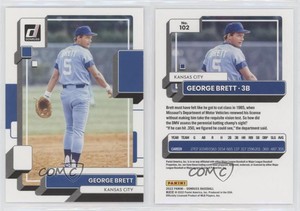 2022 Panini Donruss George Brett #102 HOF