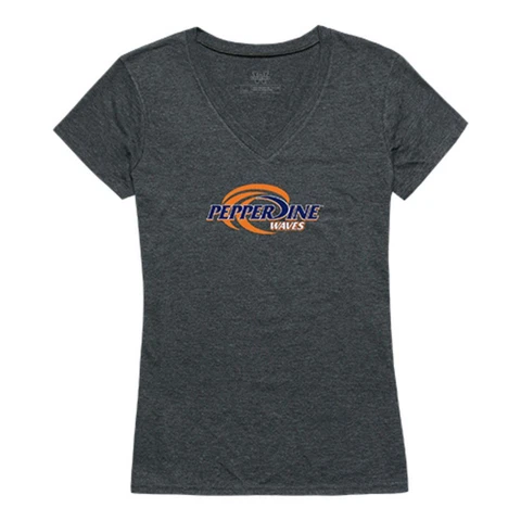 Pepperdine University Waves NCAA Women's Cinder Tee T-Shirt Cover