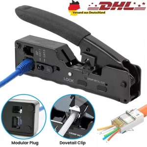 Crimpzange Kabelschuhe Flachstecker Quetschverbinder Zange KFZ Elektrik SET - Bild 1 von 11