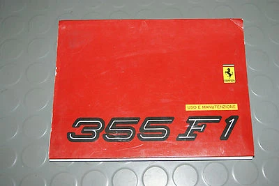 Ferrari F355 Berlinetta 1997, GTS, Spider F1 manual del propietario - manual Foto 1 de 4