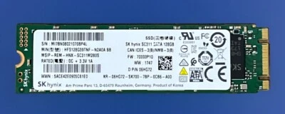 128GB SSD M.2 SK Hynix SC311 2280 SATA 6Gb/s Solid State HFS128G39TNF-N2A0A - Image 1 of 2