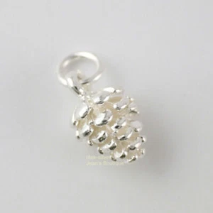 Ciondolo piccolo in argento sterling con pigna piccola A2172 - Foto 1 di 4