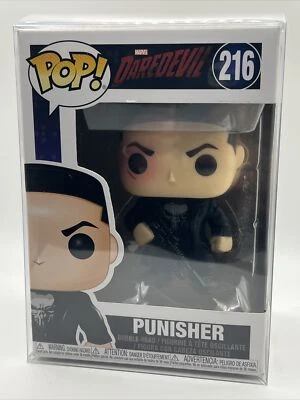 Funko Pop! Marvel Daredevil: Punisher #216 Vinyl Bobblehead - With POP Protector - Image 1 of 2