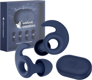 Welove Ultra-Comfy Earplugs with UV Sanitizer Case For Sleep, Focus, Noise 18dB - Picture 1 of 9