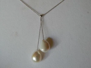 COLLIER ARGENT ET PERLES - Bild 1 von 5