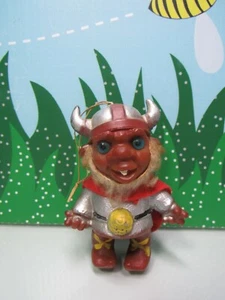 RARO VIKINGO VINTAGE (#2) - 3 1/2" Muñeca Troll Reisler sin marca - EXCELENTE - Imagen 1 de 9
