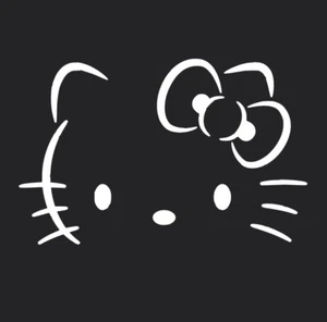 Die Cut Decal Vinyl Truck Car Sticker - Hello Kitty Laptop Window Pink Cup Car - Foto 1 di 9