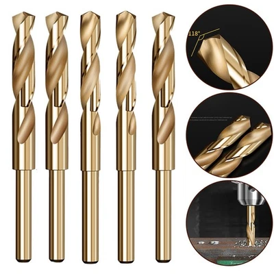 HSS -Bohrer HSS Cobalt HSS M2 Reduziertes Schaftdesign Gold Gute Qualität - Bild 1 von 4