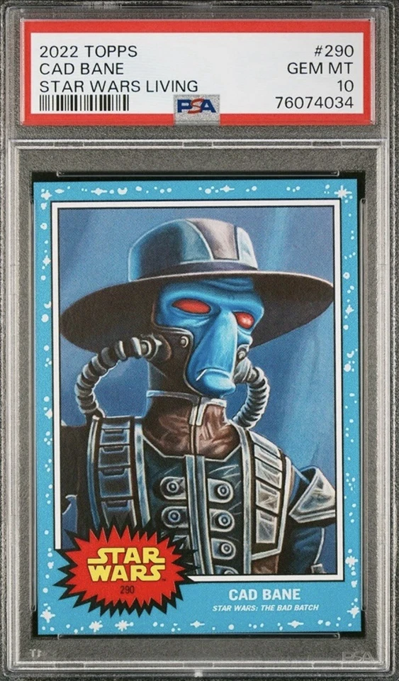 2022 Topps Star Wars Living Set Cad Bane Card #290 PSA 10 Gem Mint - Image 1 of 1