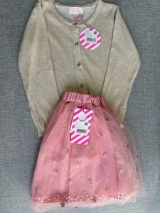 Falda y cárdigan parche calabaza niña talla 4 - Imagen 1 de 6