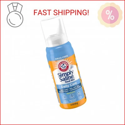ARM & HAMMER Simply Saline Daily Care Nasal Mist, Drug-Free Non-Drowsy Saline Sp - Image 1 of 2