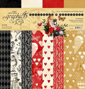 Curiouser & Curiouser - Gráfico 45 - Paquete de papel de patrones y sólidos de 12x12 16/paquete - Imagen 1 de 9