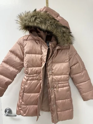 Gap Kids Pink Puffer Jacker Thick Parka Long Winter Coat Size Medium 8-10 - Image 1 of 4