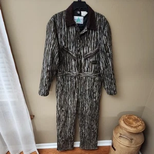 Vintage Liberty Mens Realtree Original Quilted Coveralls Medium Made In USA - Picture 1 of 11