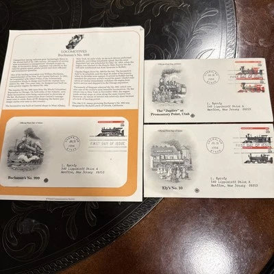 lot of usa locomotive First Day Covers And Stamps - Image 1 of 4