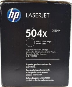 HP Laserjet 504x Black Print Cartridge CE250X - Picture 1 of 3