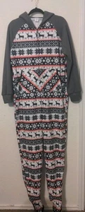 Pijama con capucha/footie de una pieza para mujer adulta Iffei. Talla L Nuevo con etiquetas - Imagen 1 de 10