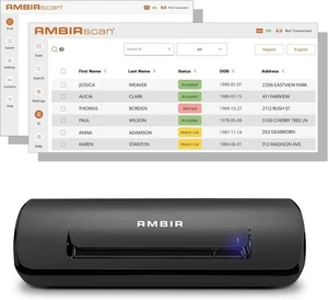AMBIR ImageScan Pro DS687-A3P Duplex ID Card Scanner USB NEW OPEN BOX - Picture 1 of 2