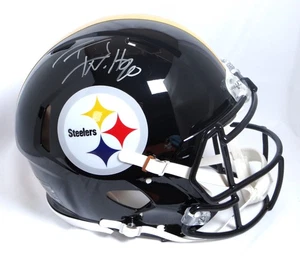 TJ Watt Autographed Pittsburgh Steelers F/S Speed Authentic Helmet - Beckett W - Picture 1 of 10