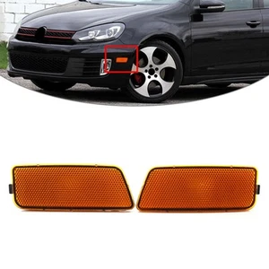 Parachoques delantero intermitente luz de marcador lateral para VW Golf MK6 2009-2013 par - Imagen 1 de 8