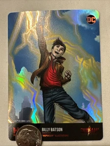 Billy Batson Shazam! DC Hybrid Trading Card Ch 3 Epic Holo Random Mint Physical - Picture 1 of 3