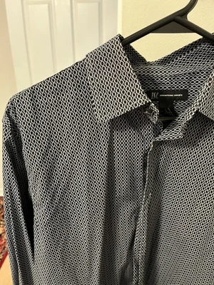 INC International Concepts Mens Long Sleeve Button Up Shirt Size Medium - Image 1 of 4