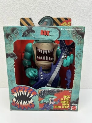 STREET SHARKS Rox Action Figure-Mattel-1995 (NEW) - Image 1 of 4