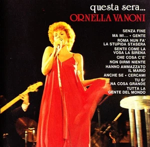 Ornella Vanoni CD Italy Import Questa Sera - Dischi Ricordi - Picture 1 of 3