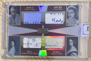 PRINCESA DIANA GRACE KELLY #/D/25 2024 Corte Eterno Carta/Documento Escrito a Mano - Imagen 1 de 5