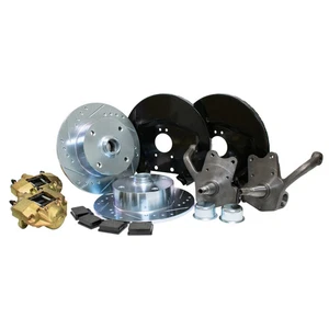 Disc Brake Kit, 4 On 130mm, For Ball Joint 68-77, VENTED Dunebuggy & VW - Picture 1 of 1