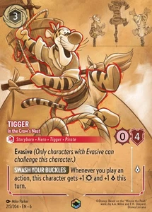 Tigger, In the Crow's Nest - ENCHANTED - Azurite Sea - Lorcana TCG - Imagen 1 de 6