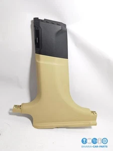 Original BMW F01 F02 F04 Cover B-Pillar Leather Lower Left Venetobeige 7340 - Picture 1 of 9