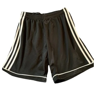 Adidas Climalite Activewear Black & White Shorts Men’s Size Small Drawstring - Picture 1 of 11