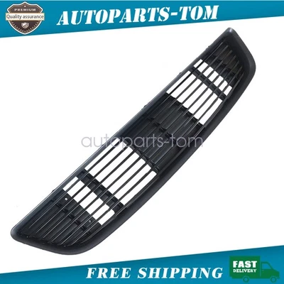 New Front Upper Bumper Grille Fits For Ford Mustang 2013 2014 Gloss Black US - Image 1 of 4