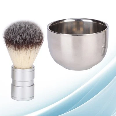  2 PCS Kit Da Barba Per Gli Uomini Di Cura Della Spazzola Pulizia - Imagen 1 de 4