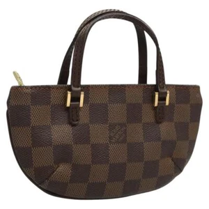 LOUIS VUITTON Damier Ebene Manosque GM Accessory Pouch N51120 LV Auth 120328 - Picture 1 of 20