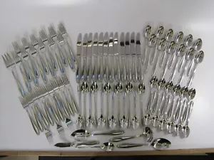 Lenox 18/10 Glossy LF 19 Stainless 78tlg. Besteckset (Service für 12+) Rarität - Bild 1 von 12