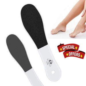 White Pedicure Foot Rasp: Double-Sided Scrubber for Hard Skin & Callus Removal - Picture 1 of 4