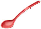13" Serving Spoon, Red, PC, Curve (12 Each)